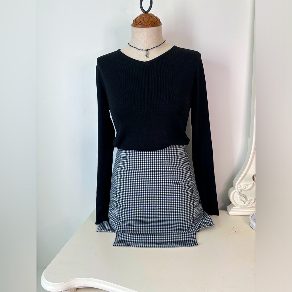 Brandy Melville/ John Galt Houndstooth Mini Skirt 🍒